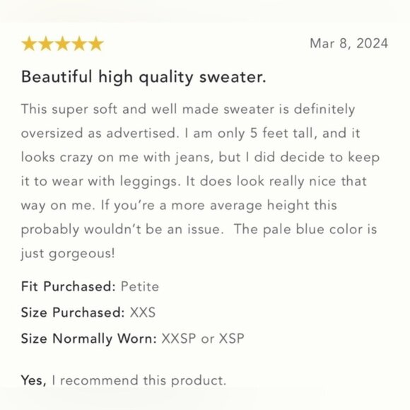 NWT Size S P2P 26inchThe NeedIt Oversized Mock Neck Sweater - Picture 11 of 16